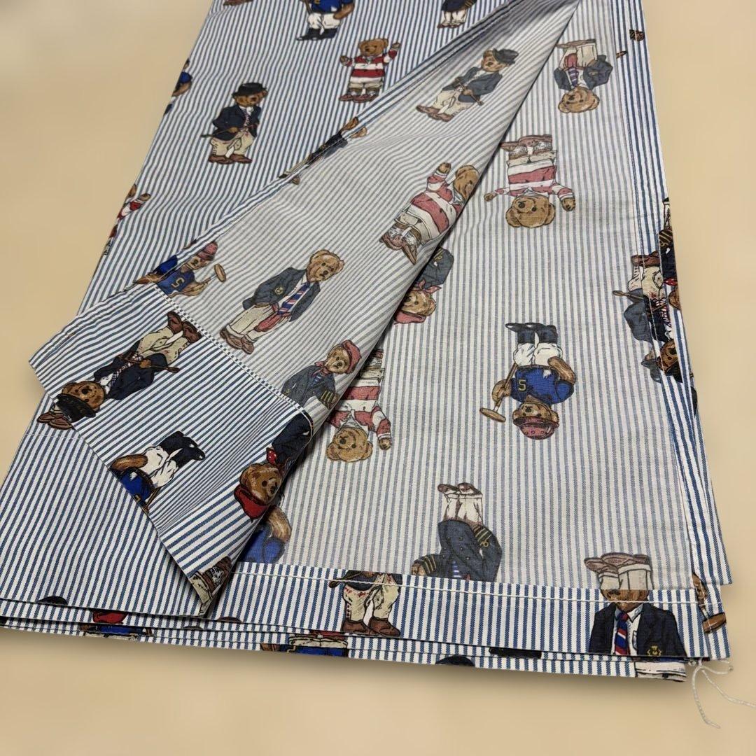 ラルフローレンベア アメリカ買い付け大判フラットシーツ