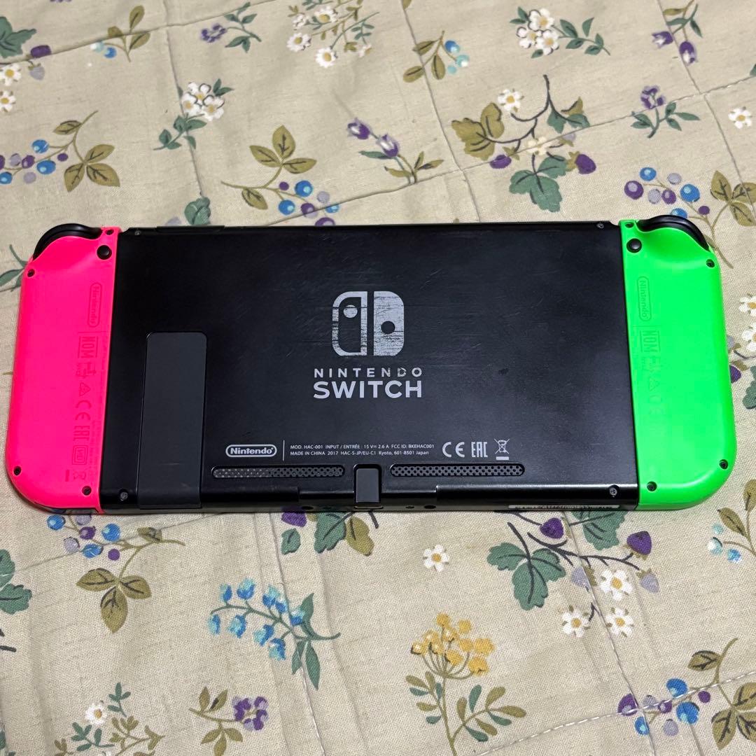 Switch 本体 スプラトゥーン2セット仕様 ジャンク品