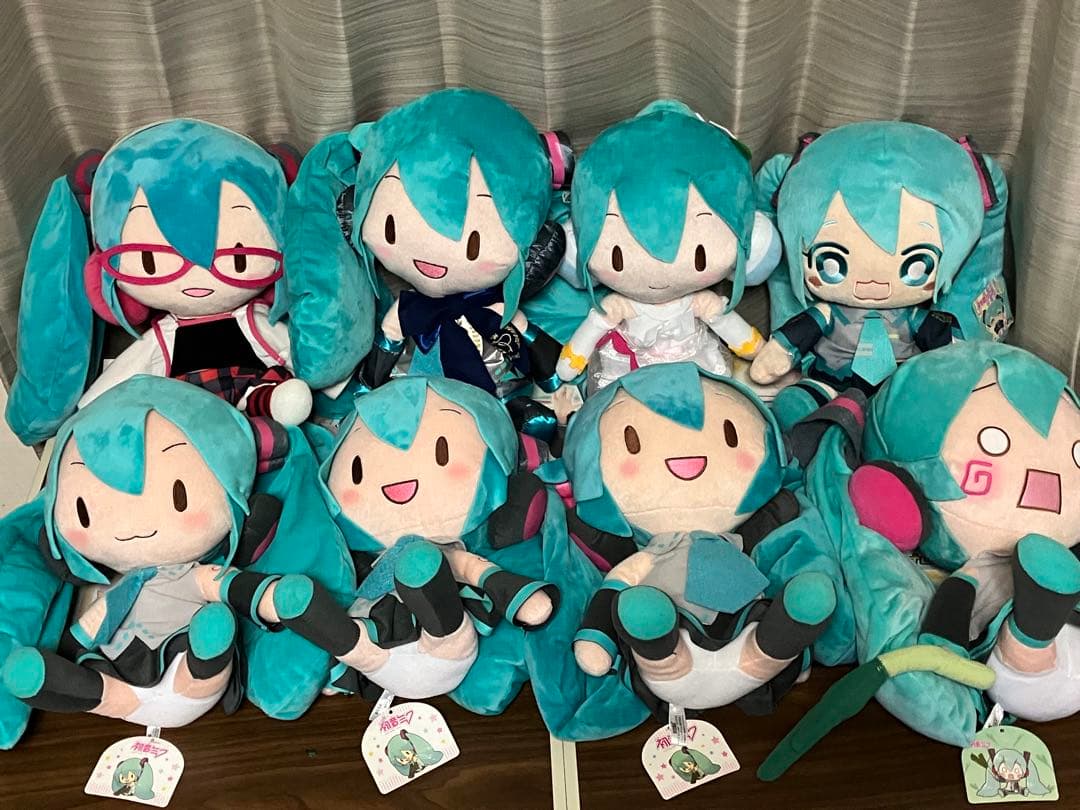 初音ミク ふわふわぬいぐるみ 7種8体セット アミューズメント景品