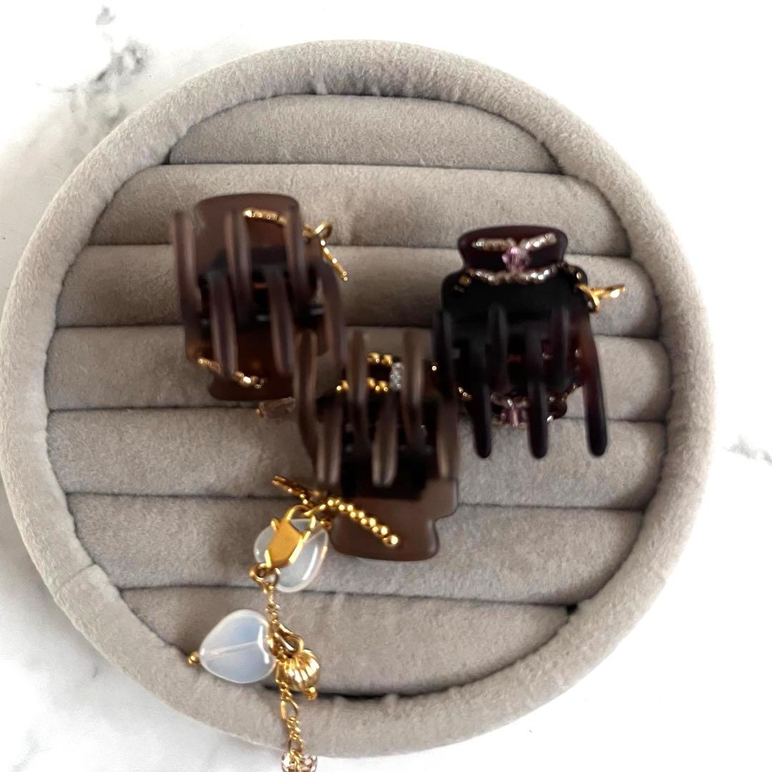 美品　ComplexBiz デザート中クリップ　アクセサリー　3点セット