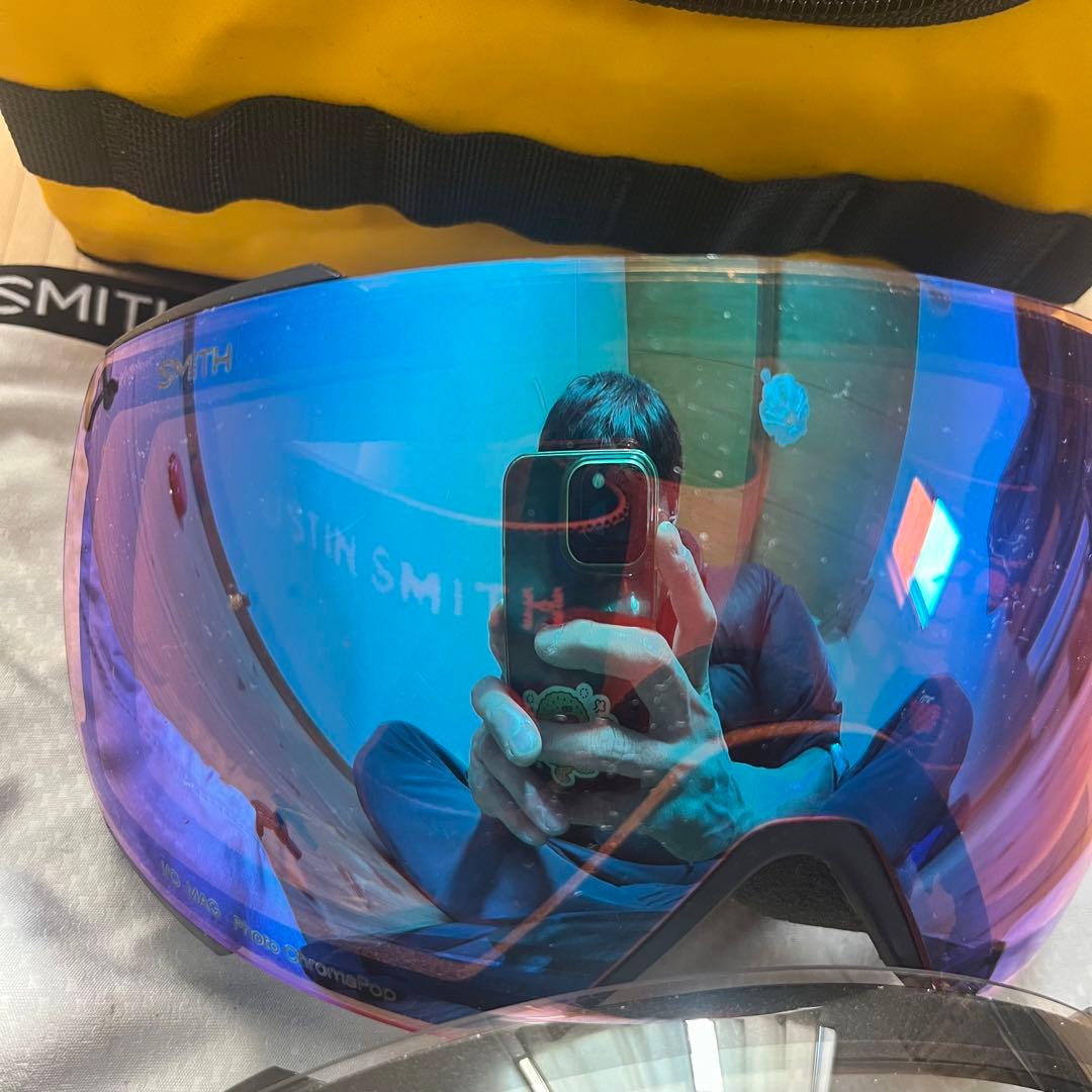 美品　スミス　I/O MAG ノースフェイス　希少　コラボモデル　調光レンズ