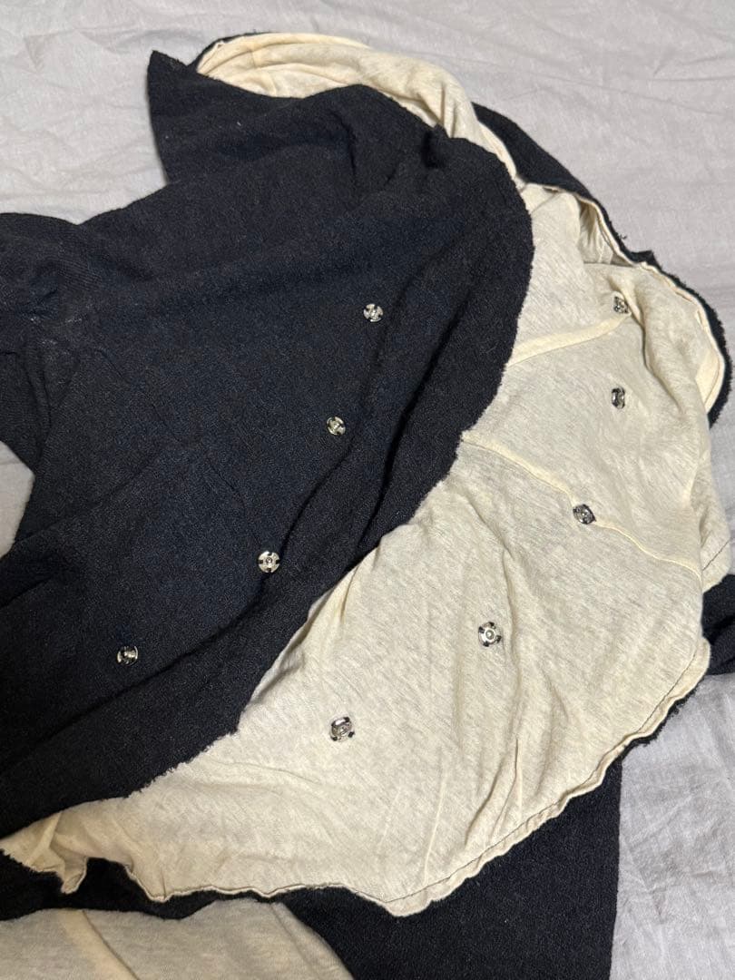 希少・ Y's ワイズ　ヨウジヤマモト　変形ジャケット　ブラック