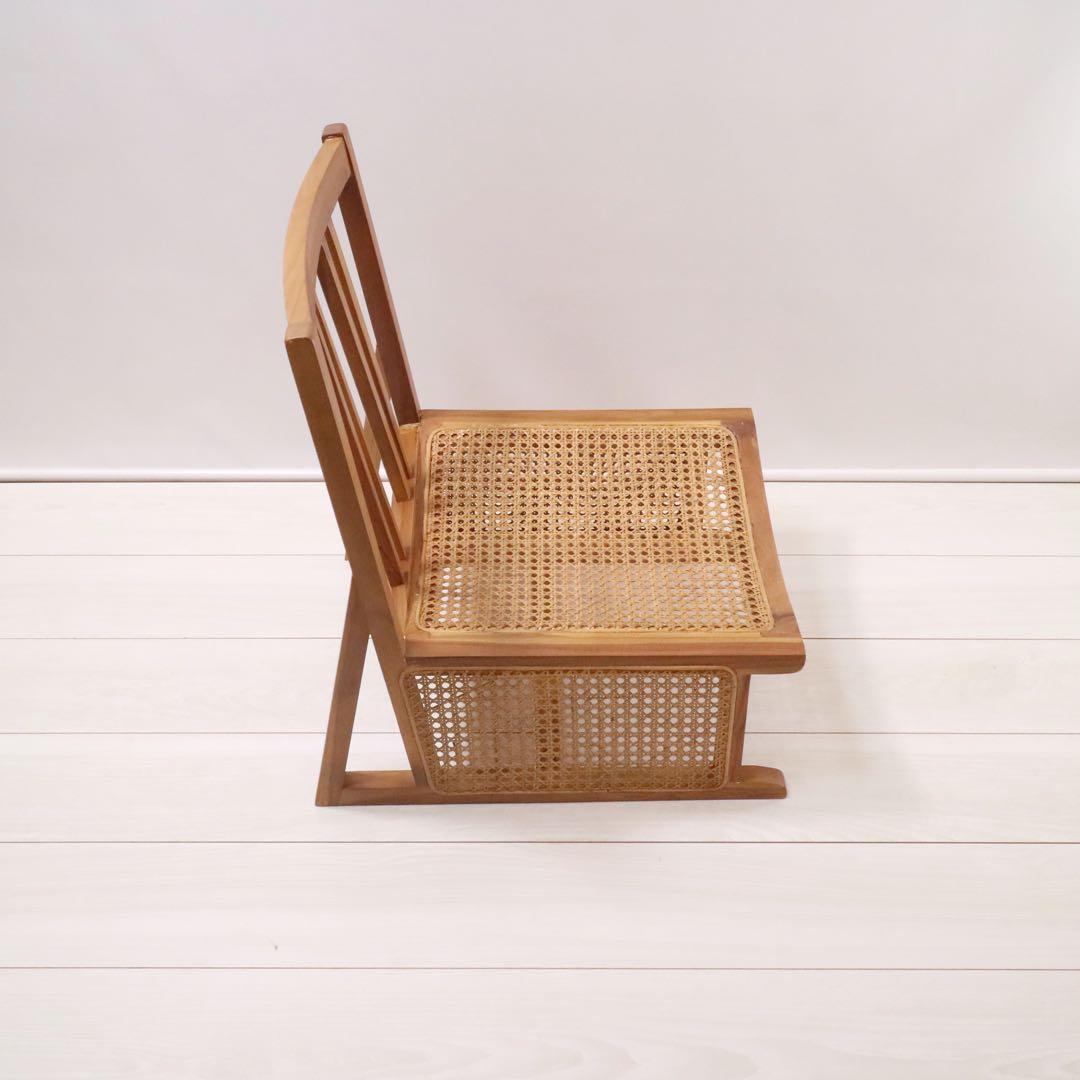 AZUMAYA BELOR 座椅子 ラタン フロアチェア 籐 北欧 モダン 1脚