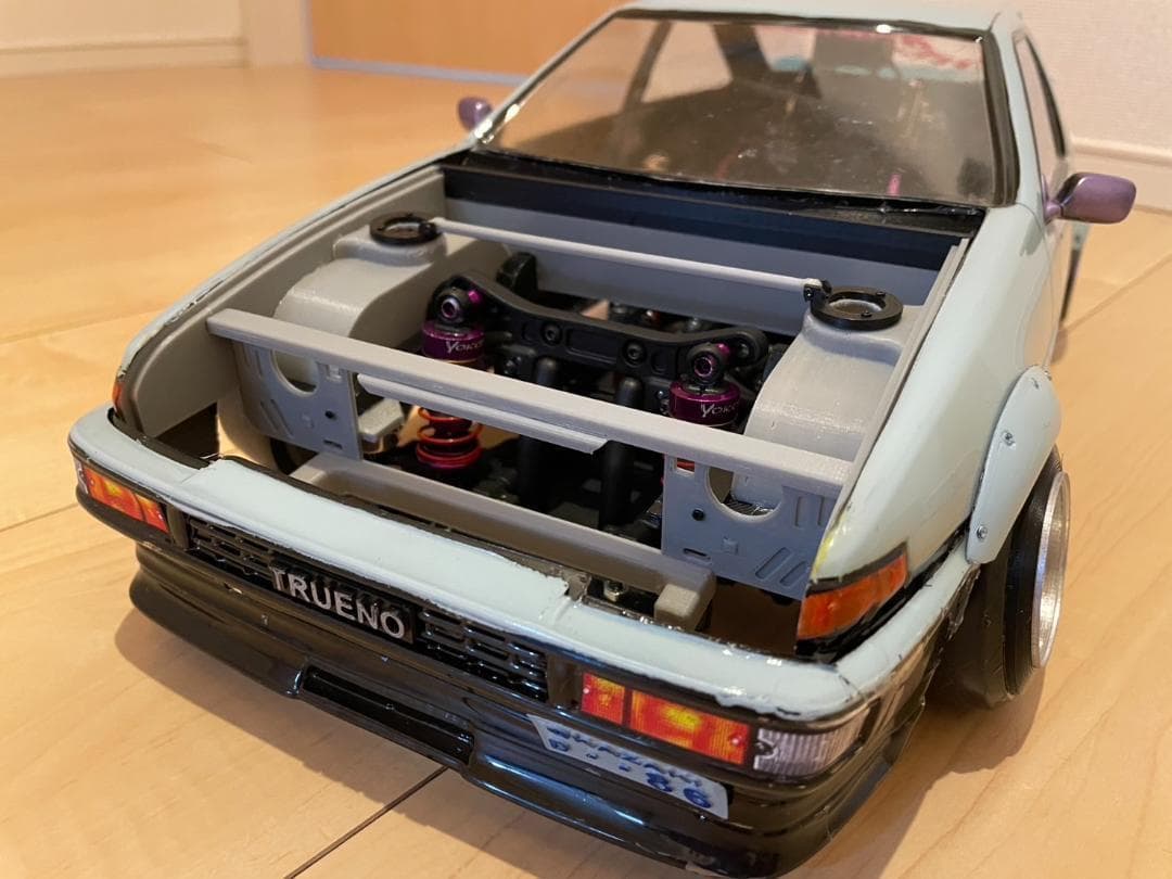 パンドラ　AE86　ボディ レビン ➕エンジンルーム➕ウイング　lp-86