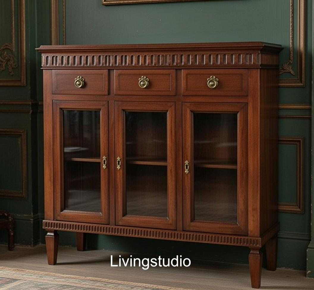 イタリア キャビネット サイドボード クラシック アンティーク風 1516NA