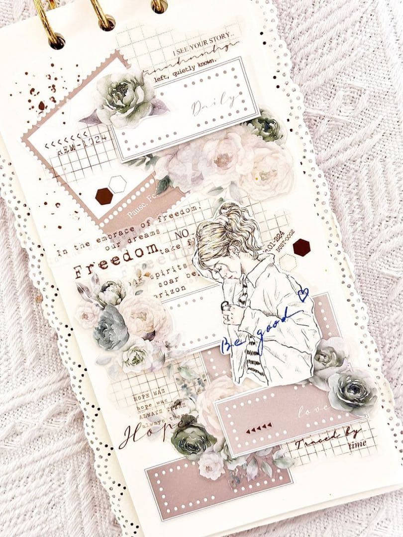 コラージュ素材　紙もの　素材紙　【2589】