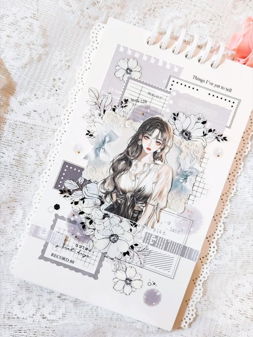 コラージュ素材　紙もの　素材紙　【2589】