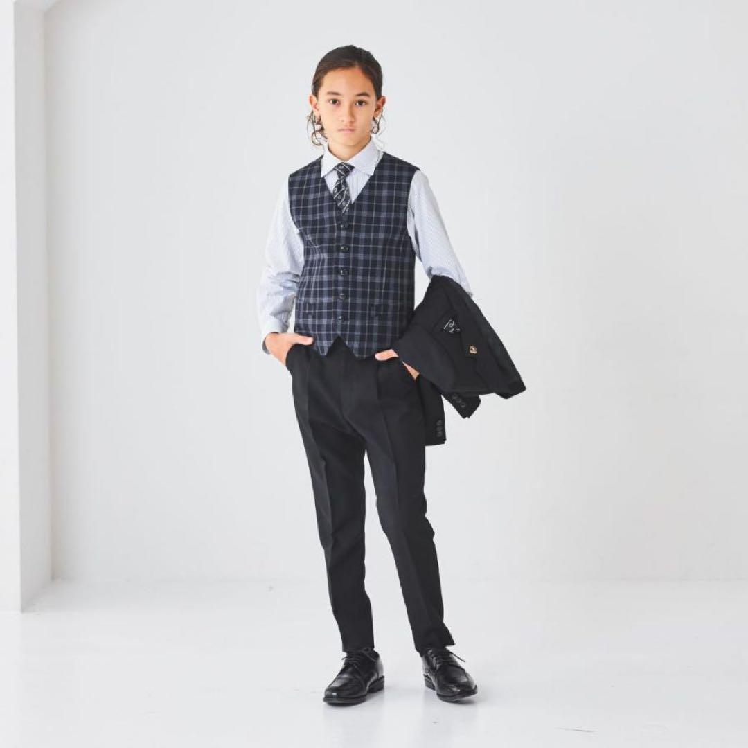 クリーニング済 CHOPIN ショパン ベスト付きスーツ 7点セット 170cm