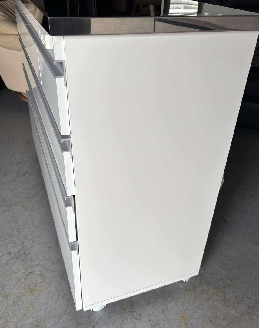 zizimomoji 昇光家具のステンレストップキッチンカウンターUsed