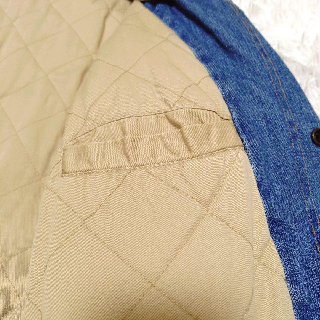 ディズニーストア プー デニムジャケット スタジャン 刺繍 キルティング フード