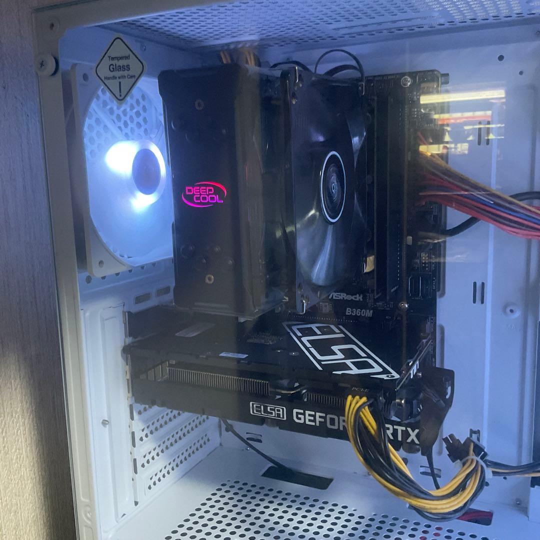 高性能白ゲーミングPC/i7 9700f/RTX2070 FPS快適プレイ