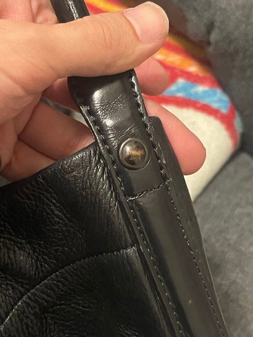 HELMUT LANG 90-00’sレザーショルダーバッグ archive