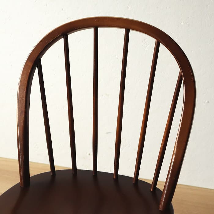 アンティーク 飛騨産業 キツツキ ウィンザーチェア ブナ材 無垢材③