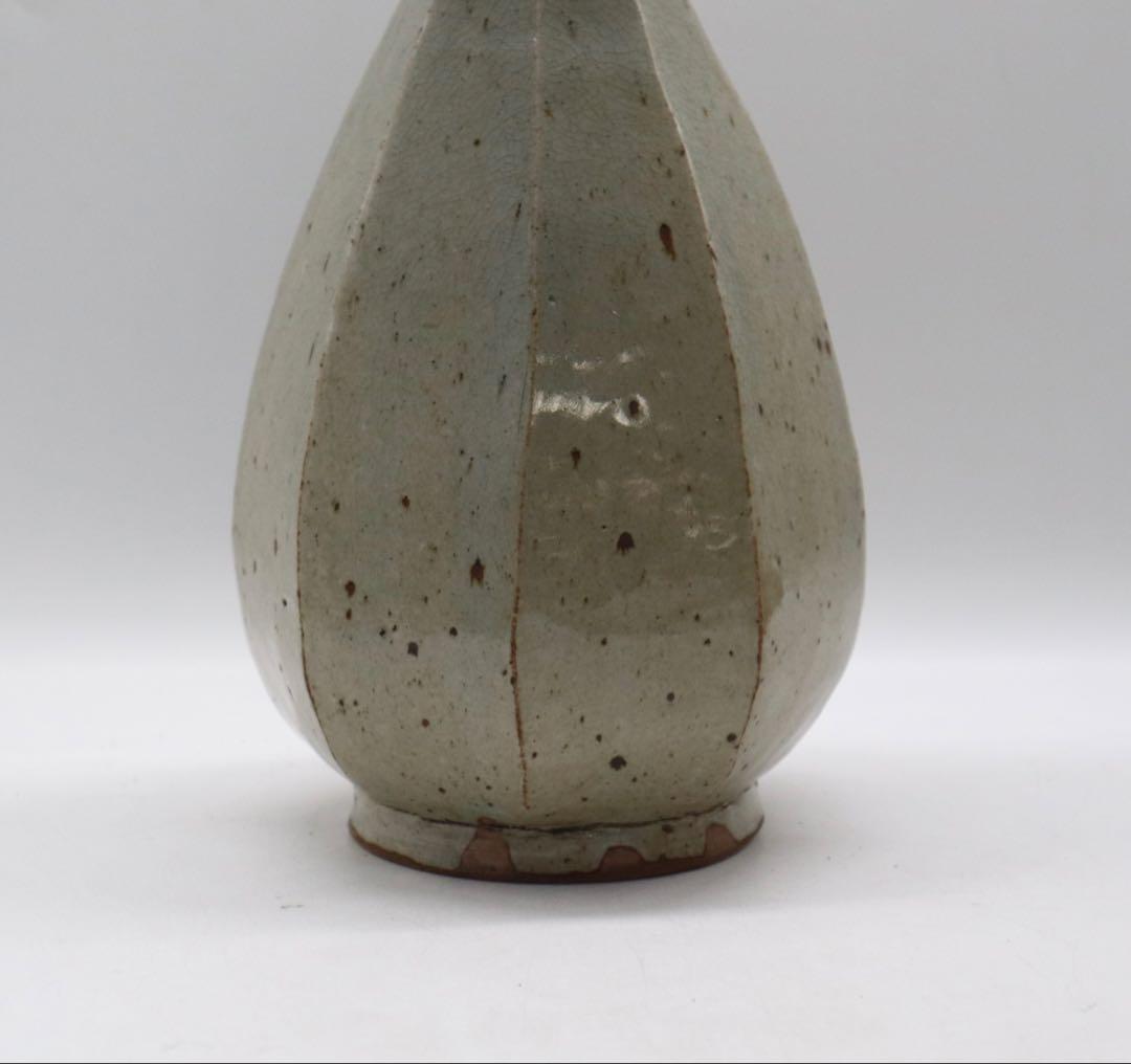 青磁　八陵瓶　龍泉窯　送料込み250812