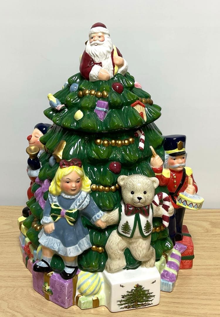 スポード　クリスマスツリー クッキージャー ②