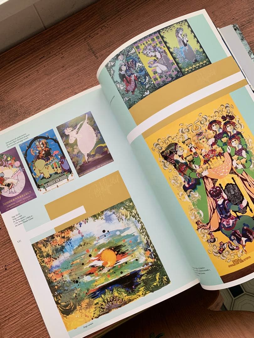 ビヨンヴィンブラッド　ビンテージ・木板に手印刷の少女柄飾り板