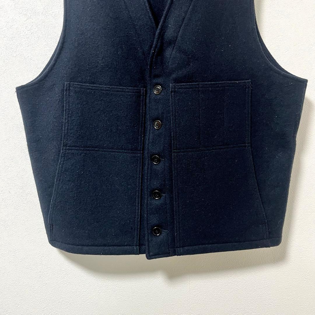 《FILSON》MACKINAW WOOL VEST NAVY 48
