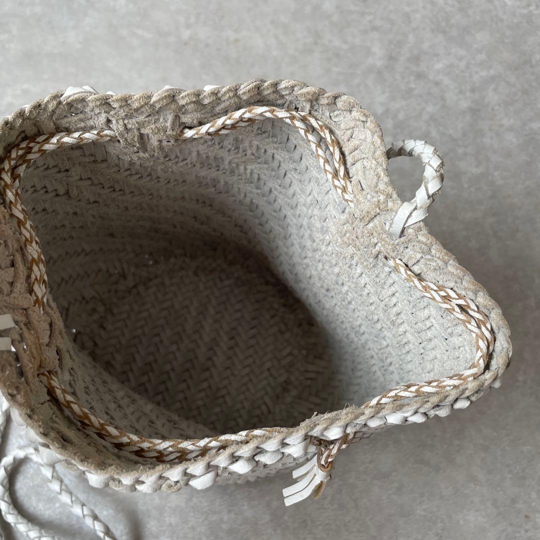 美品 dragon DIFFUSION POMPOM ショルダーバッグ 巾着