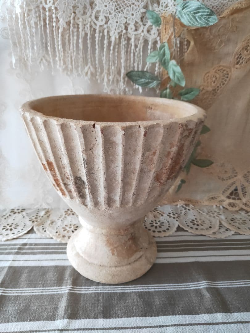 植木鉢 鉢カバー フランスアンティーク イギリスアンティーク shabby