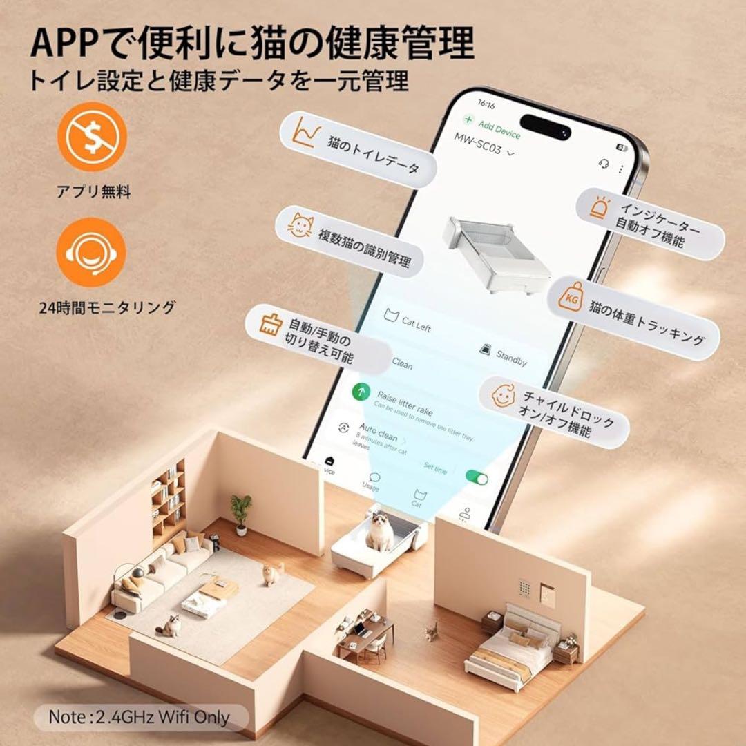 最新型の自動猫トイレ『UBPetC30』