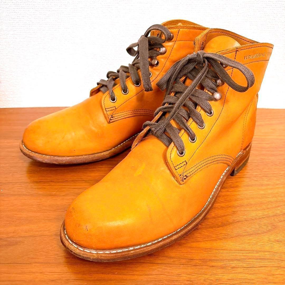 WOLVERINE ウルヴァリン 1000マイルブーツ ブラウン 26cm相当