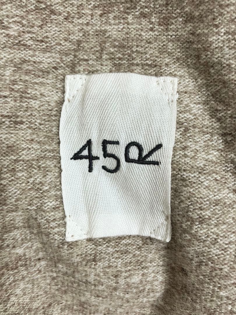 45R★ラムウールのニットジャケット★2