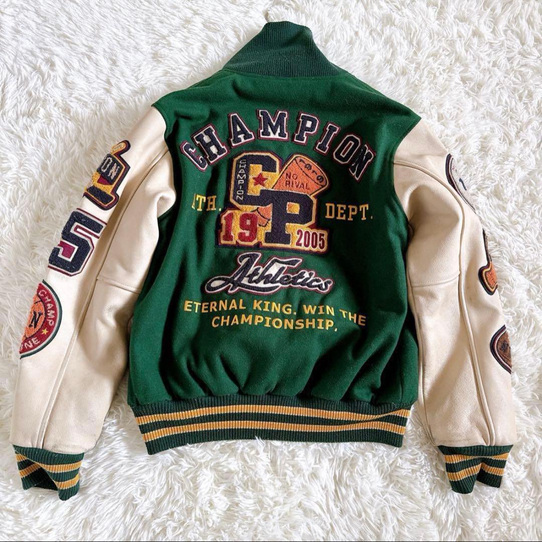 激レア200着限定品　champion U.S.A.スタジアムジャケット L