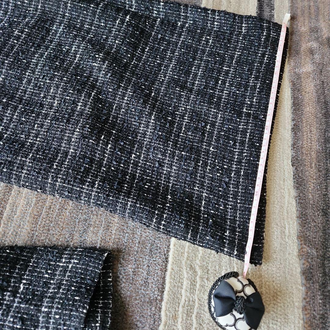 新品M'S GRACY ツイードガウチ ョパンツ ブラック系サイズ38