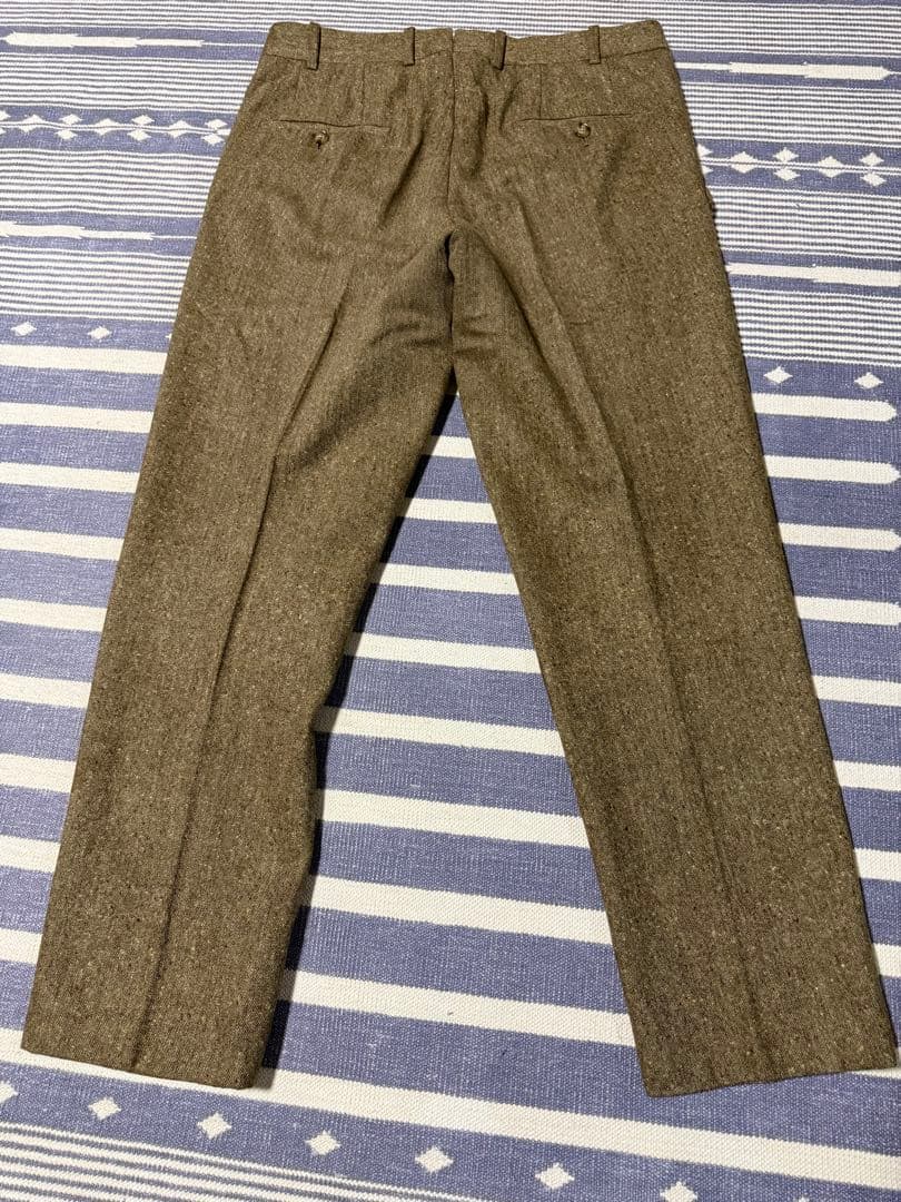 美品SHIPS Bernard Zins ウールスラックス パンツ 40サイズ