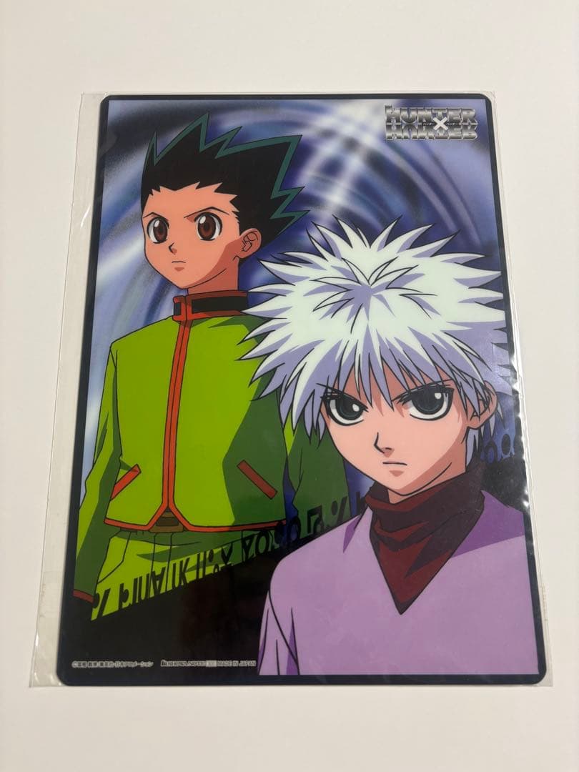 ハンターハンター HUNTER×HUNTER 旧アニメサイン入り下敷き　クラピカ