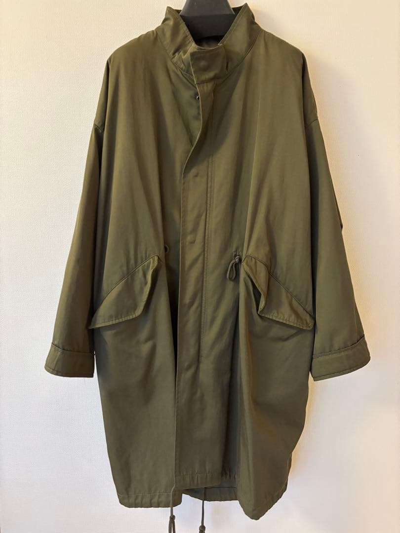 【まゆ】SHENERY C/Tツイルモッズコート カーキ