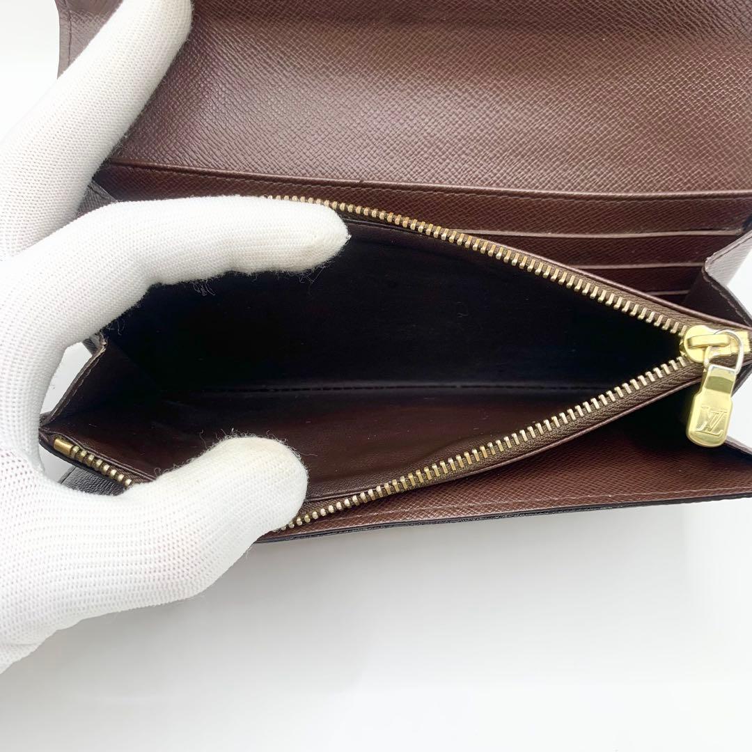 【極美品】ルイ・ヴィトン ダミエ サラ 長財布 N61734 K11