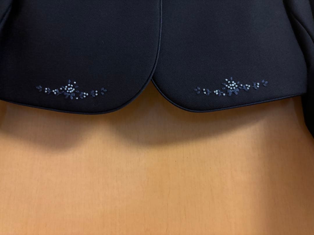 【りっきー☆】ファミリア　アンサンブル　濃紺　ネイビー　美品100