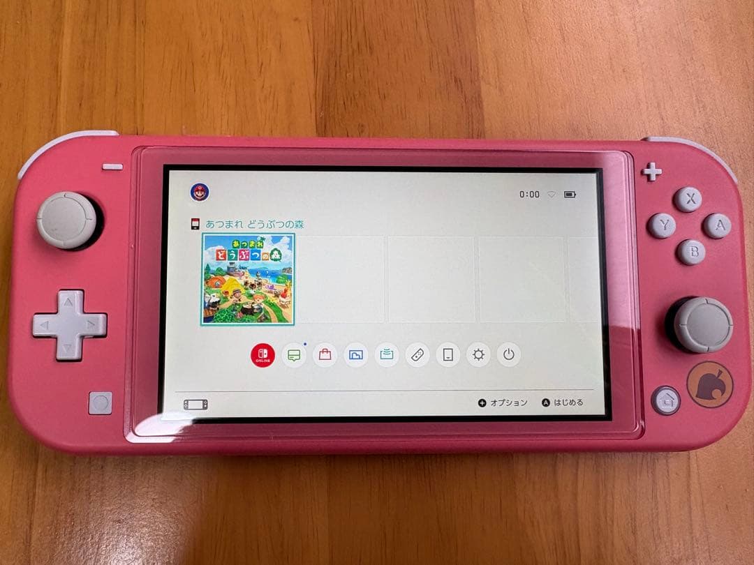 Switch Lite どうぶつの森デザイン ピンク　ソフト有り