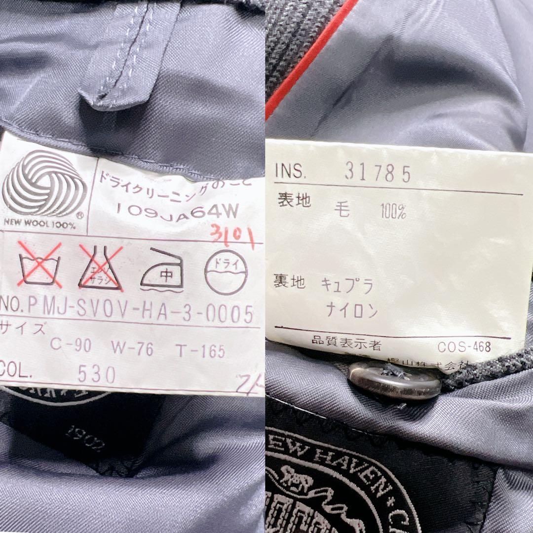 【美品】ジェイプレス 3ピース スリーピース スーツ セットアップ グレー