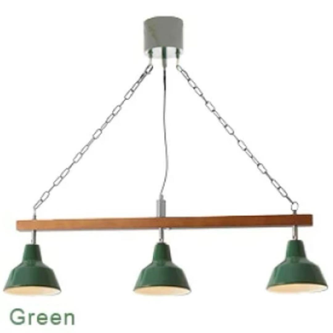 SNAFKIN3 3灯ペンダントライト グリーン