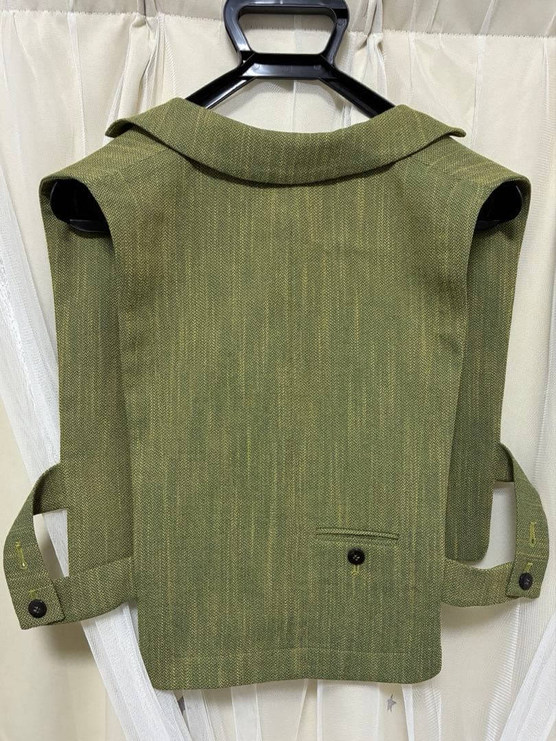 ジャケット・アウター CONVERTIBLE HERRINGBONE JACKET