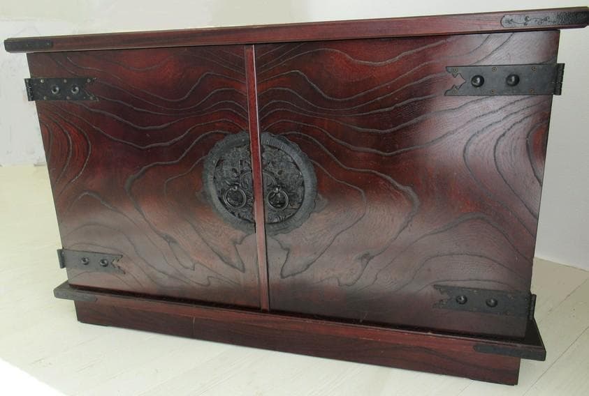 棚 時代箪笥 和風 和家具 民芸家具 アンティーク 和棚 匿名配送 送料込