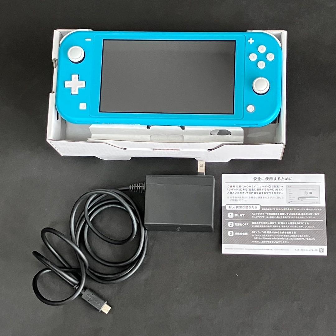 m*2様 Nintendo Switch Lite 本体 ターコイズ　あつまれど