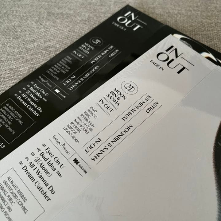 未開封 ASTRO MOONBIN & SANHA IN-OUT