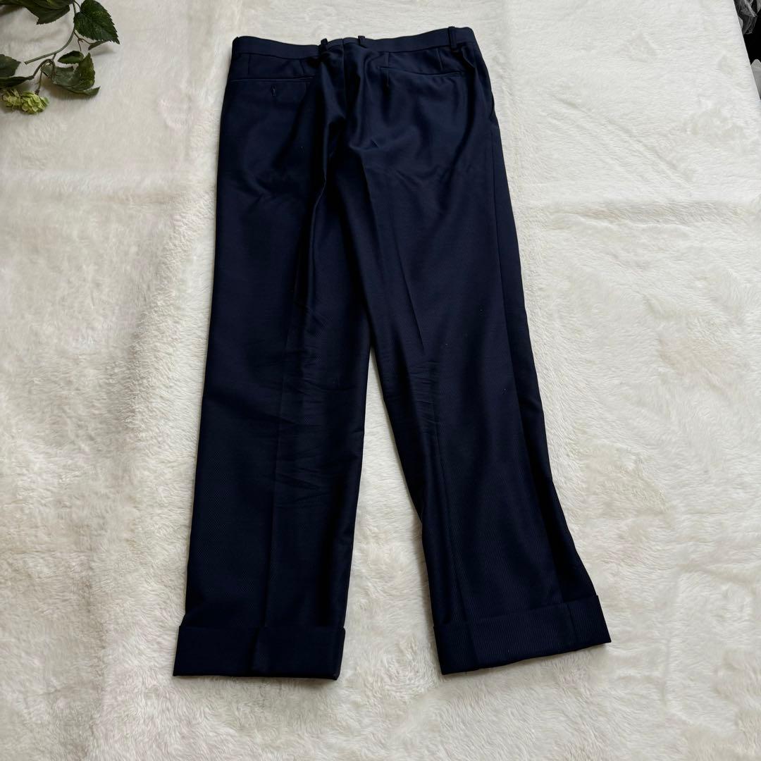 新品同様品　テーラーフクオカ　セットアップスーツ3ピーススーツ　メンズM ブルー