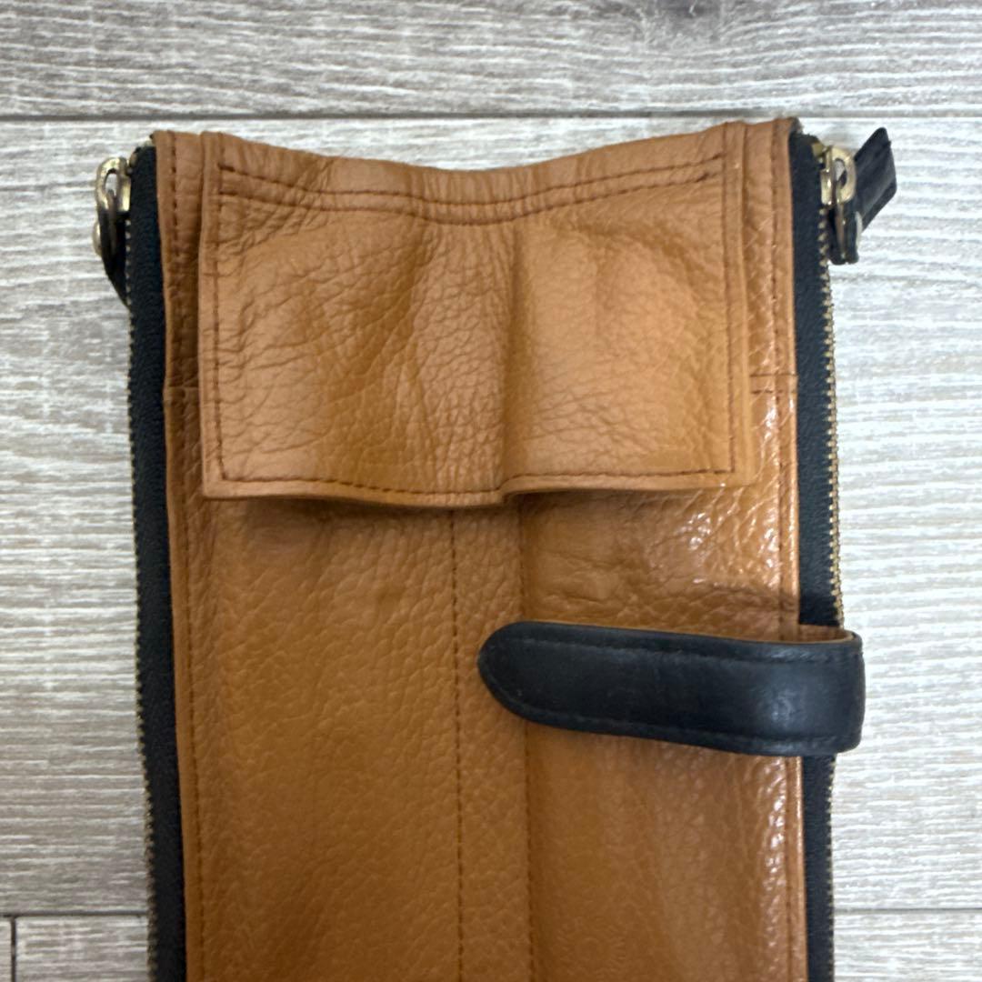 C COMPANY 黒 レザー 筆箱 廃盤品