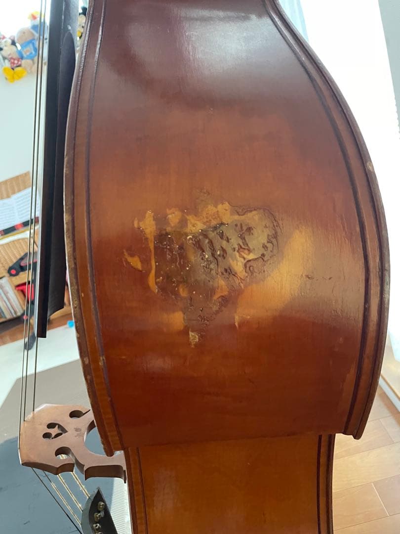 コントラバス 本体 木製 4弦