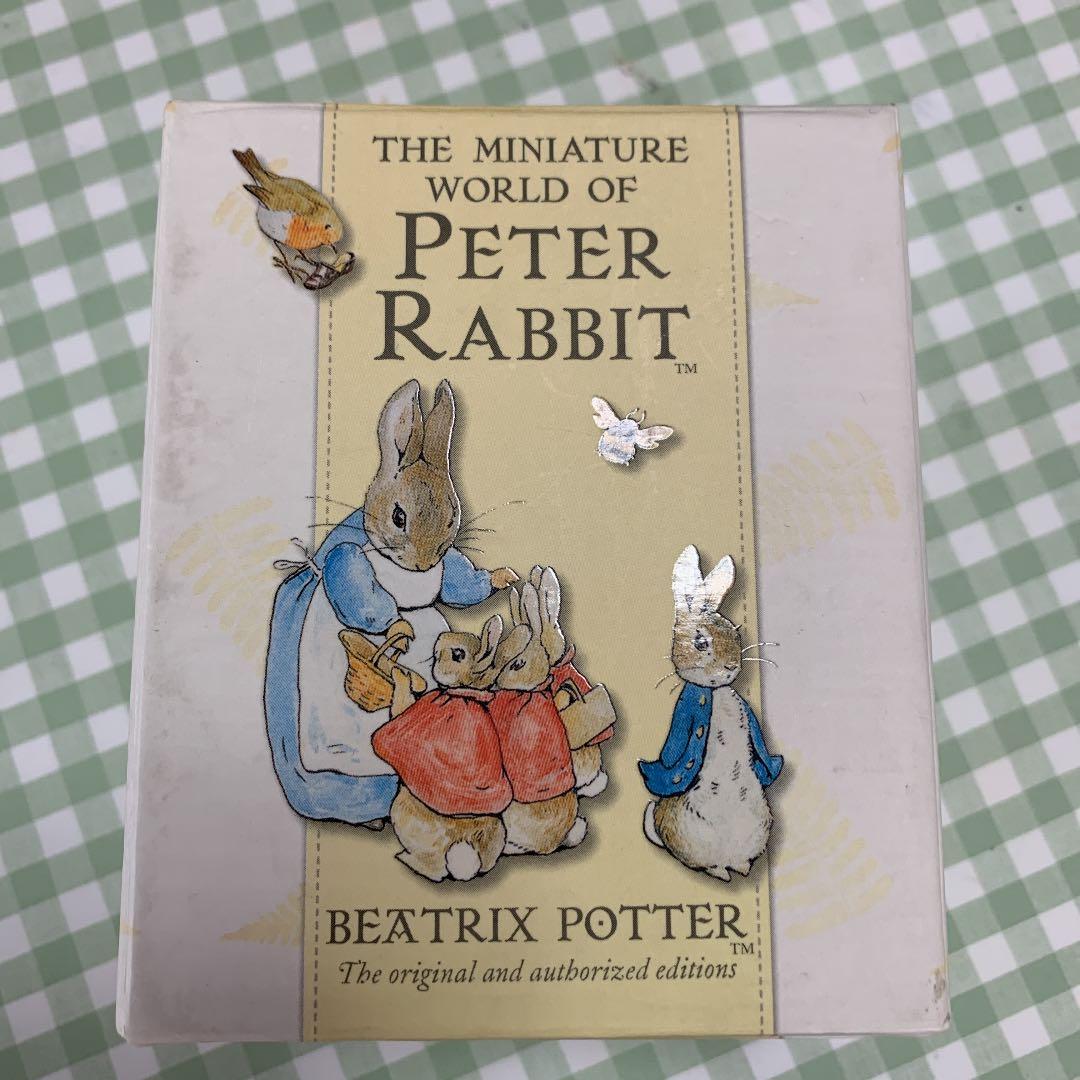 ピーターラビット　ミニ　絵本　インテリア　レトロ　アンティーク　ビンテージ