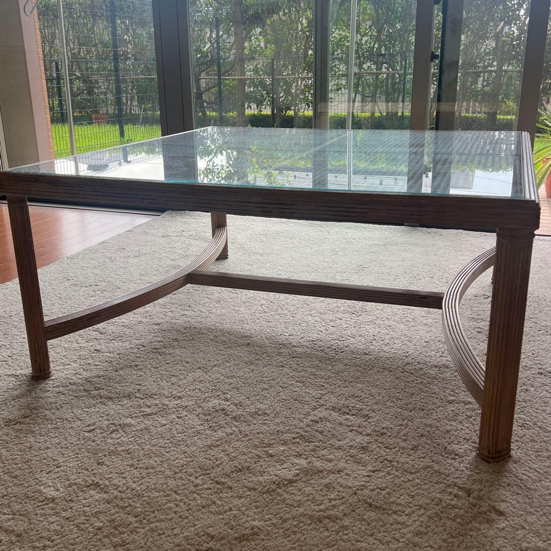 Vintage ヴィンテージ　ローテーブル　bob's box購入　ウッドラタン