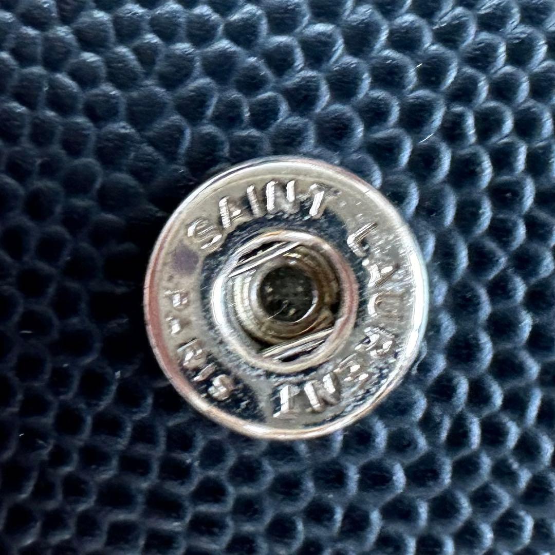 未使用級✨サンローラン カードケース 名刺入れ レザー ブラック ビジネス