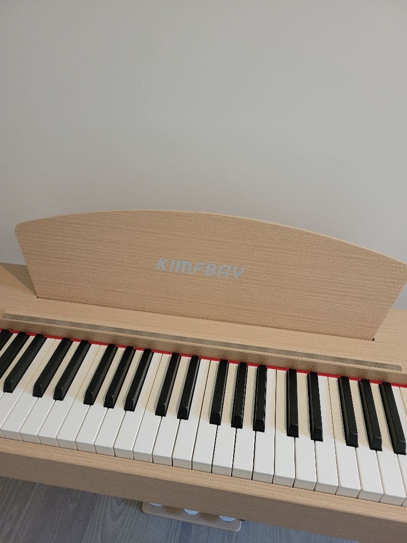 電子ピアノ 88鍵盤 ハンマーアクション鍵盤 木製スタイル ベージュ 3本ペダル