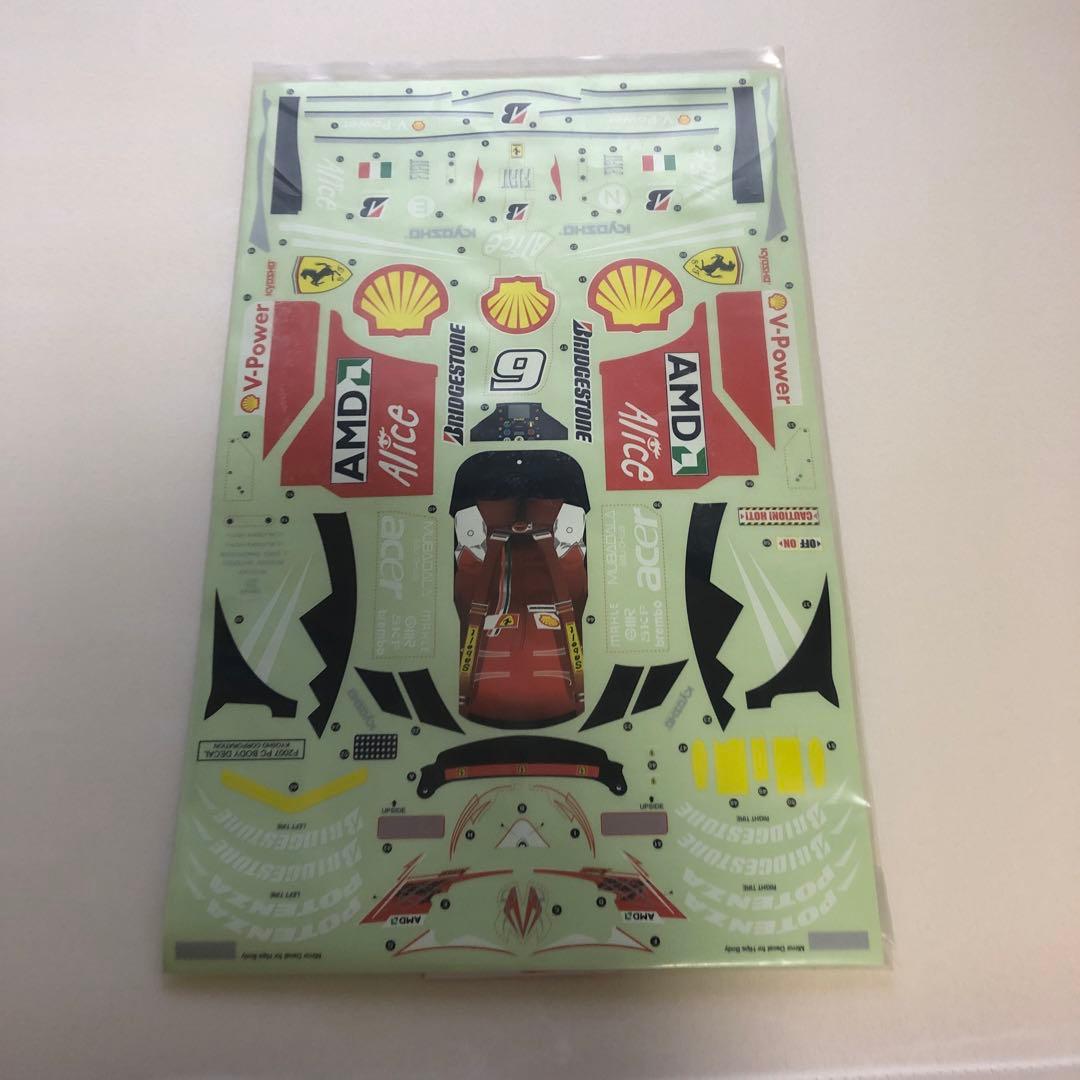 週刊フェラーリF2007ラジコンカー　デアゴスティーニー　オプションあり