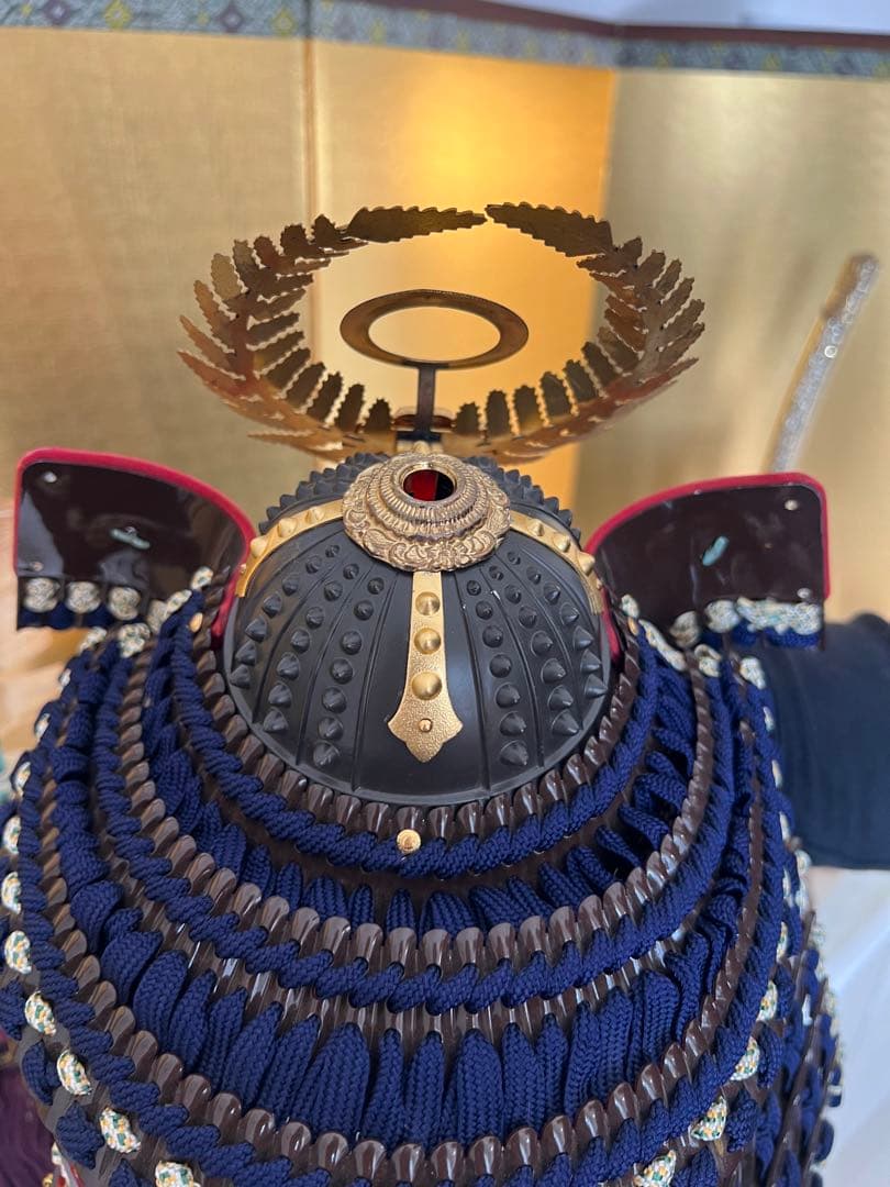 40年もの　五月人形 徳川家康 武士の鎧と兜