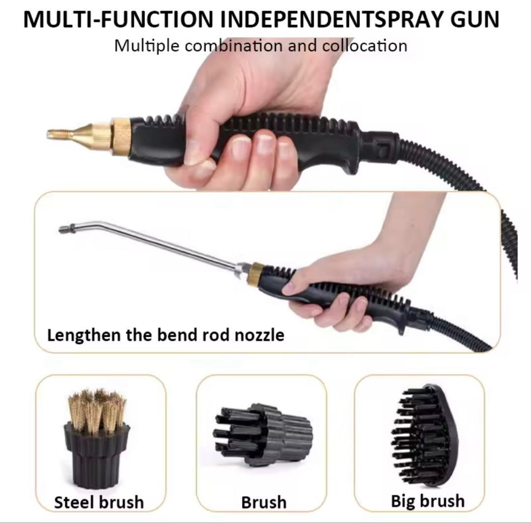 高温加圧スチーム洗浄機 、エアコン、キッチの油汚れ清掃に　エアコン清掃シート付き